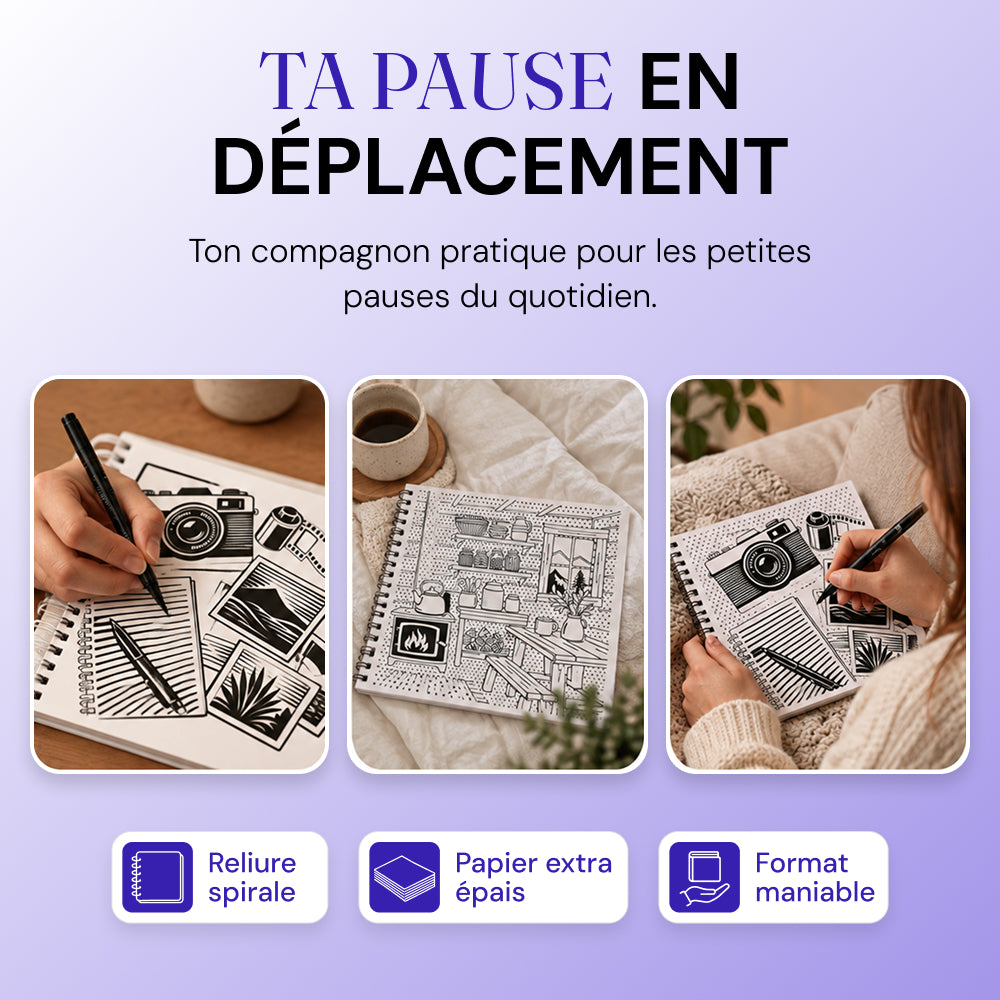 Livre de coloriage OneColor - Édition Dark Academia