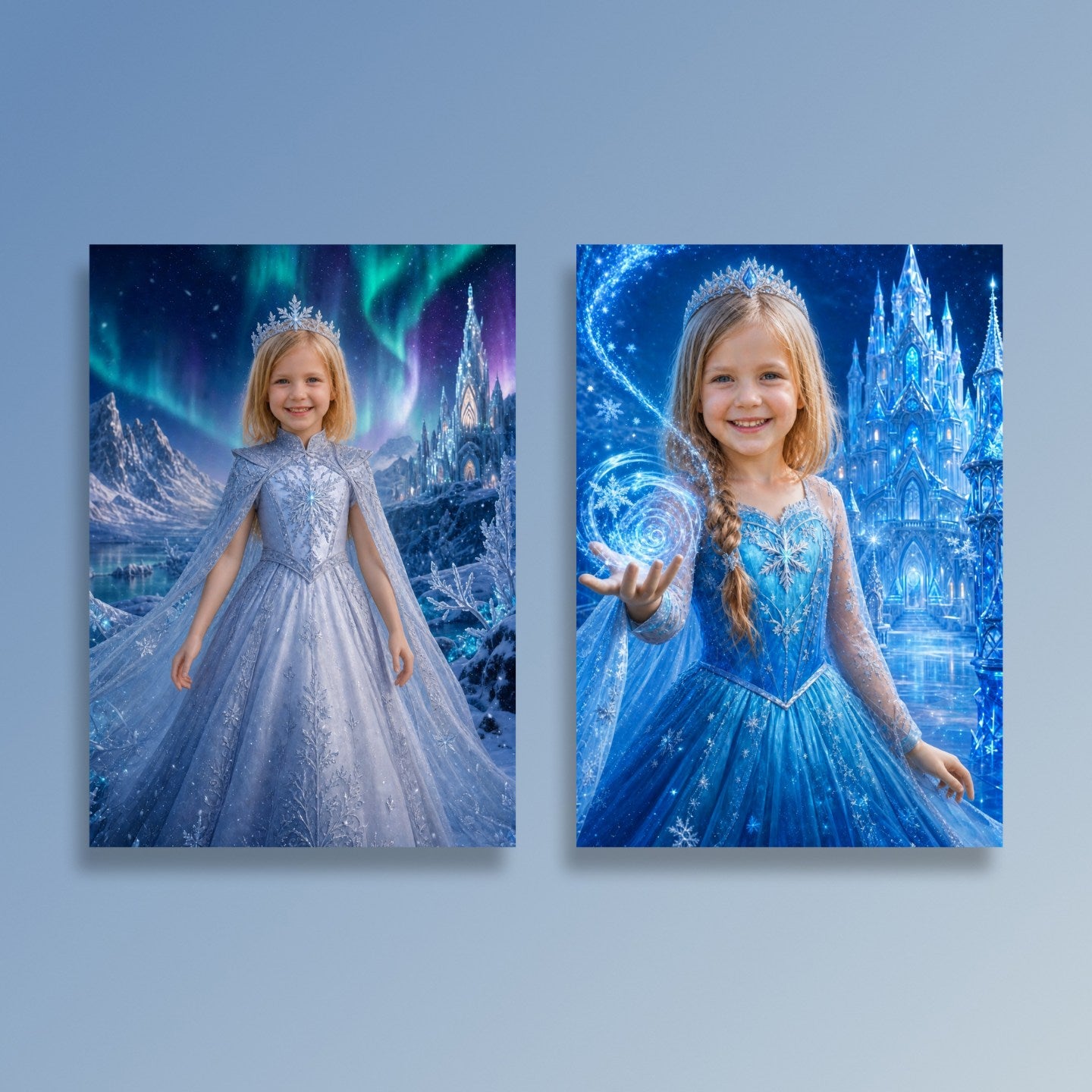 Ice Princess in the Northern Lights