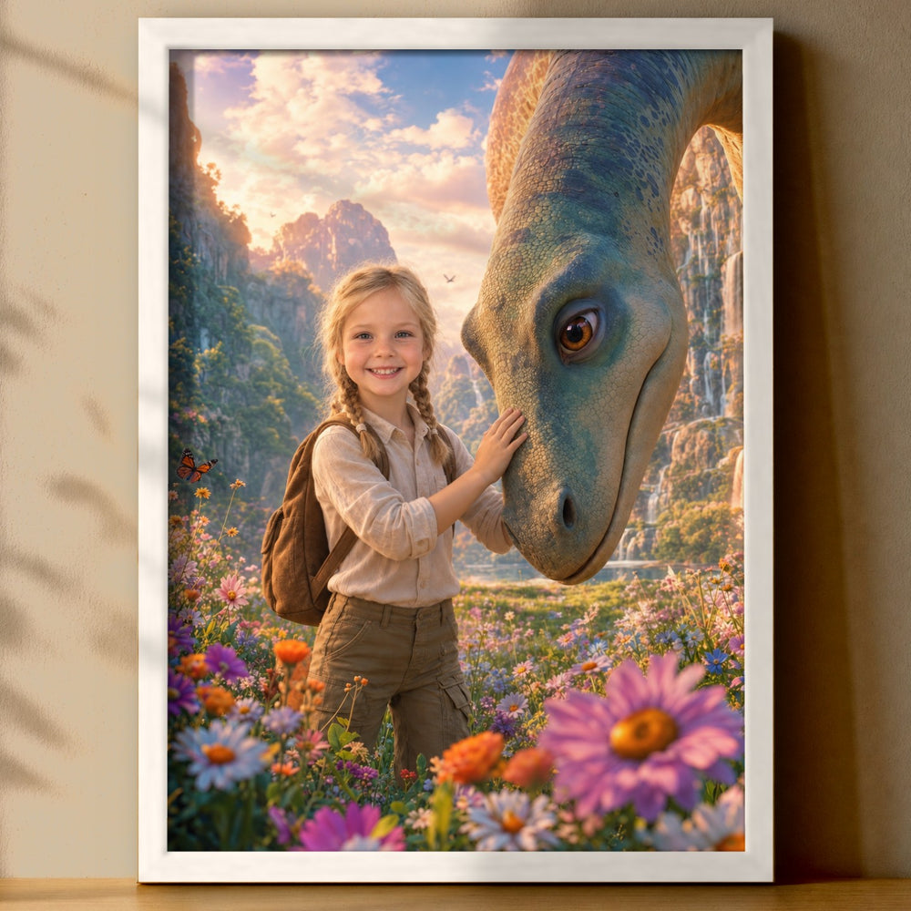 Der freundliche Dino-Riese – Poster an der Wand