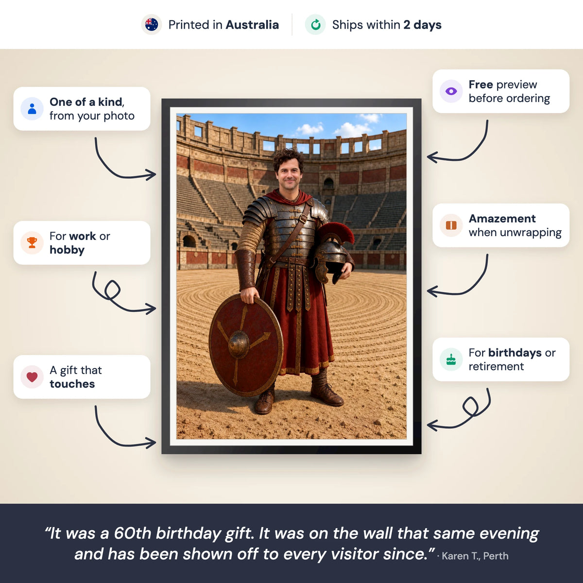 Der Gladiator – Vorteile (de)