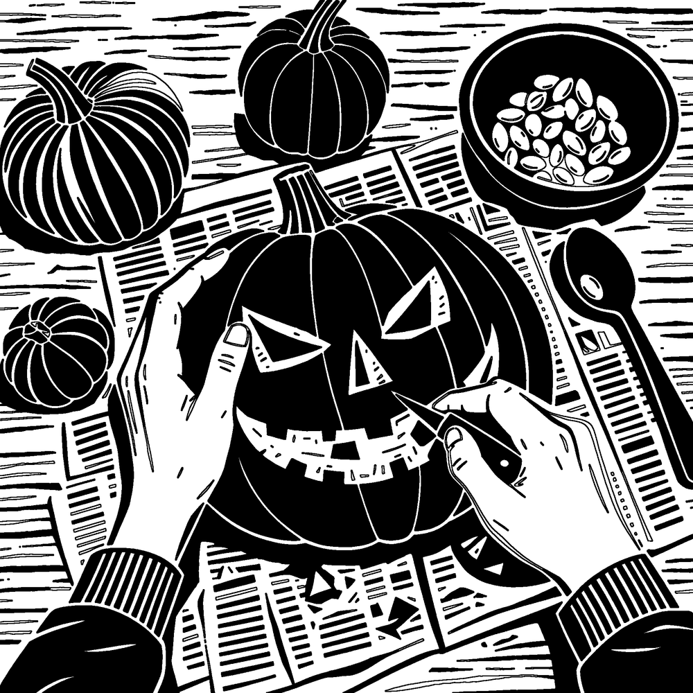 OneColor Halloween, Motiv 1, ausgemalt