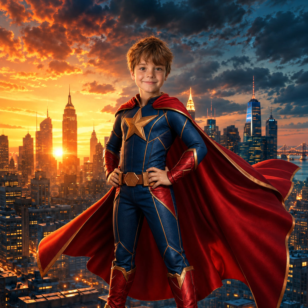 Superheld über der Stadt – Poster