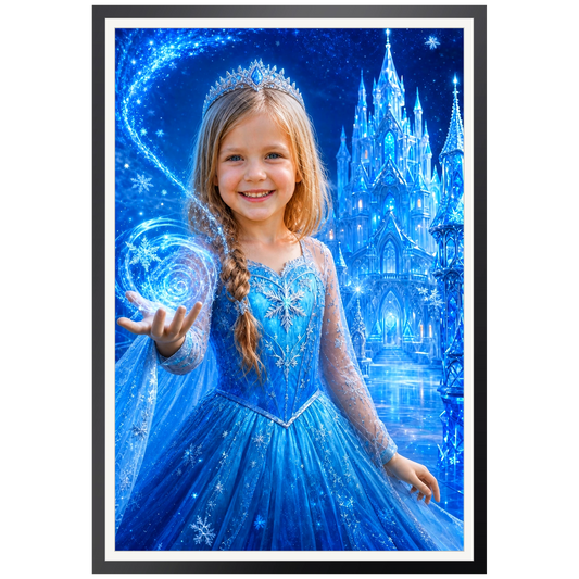 Ice Princess at the Ice Castle