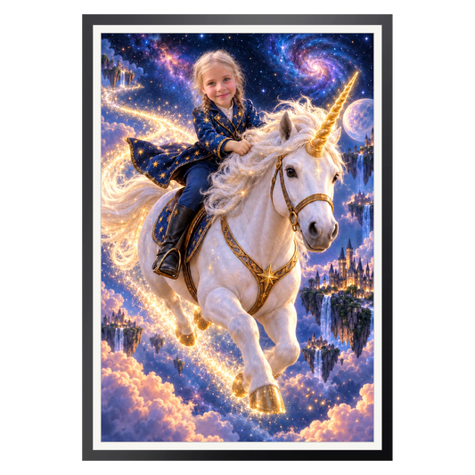 Ritt durch die Sterne – Poster an der Wand