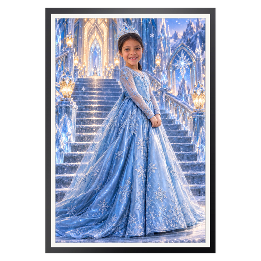 Eisprinzessin im Kristallpalast – Poster an der Wand