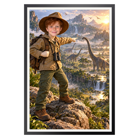 Dino-Entdecker im Urzeittal – Poster an der Wand