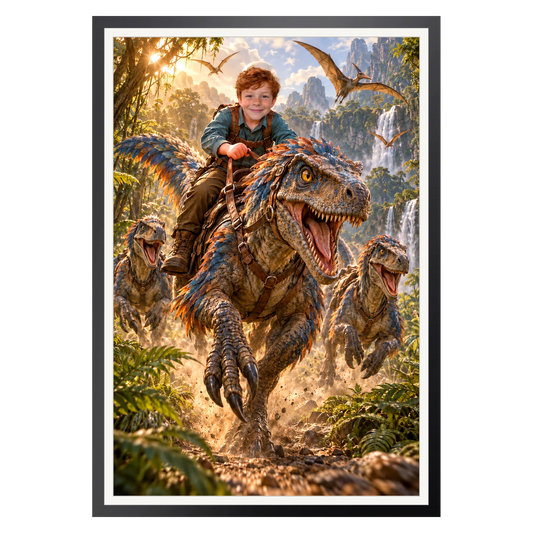 Ritt auf dem Raptor – Poster an der Wand