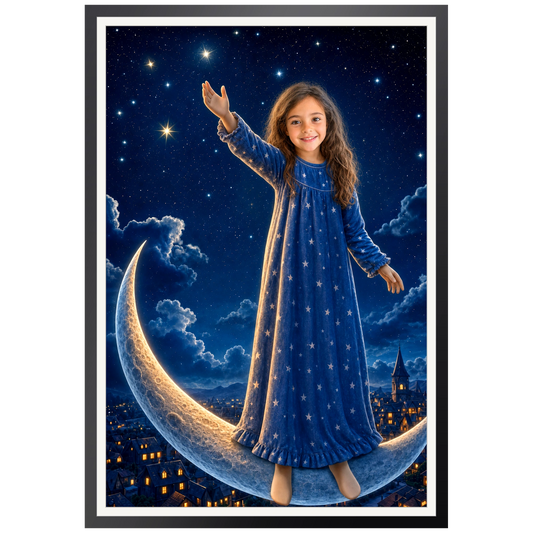 Reise durch die Nacht – Poster an der Wand