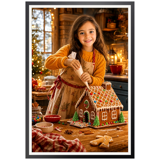 Das Lebkuchenhaus – Poster an der Wand
