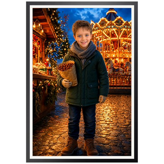 Weihnachtsmarkt – Poster an der Wand