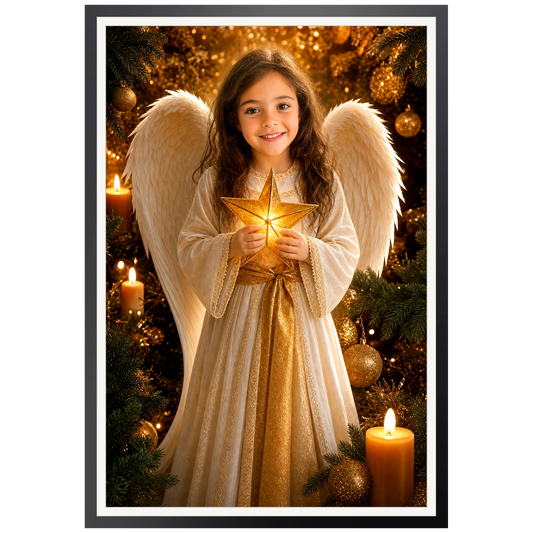 Der Weihnachtsengel – Poster an der Wand