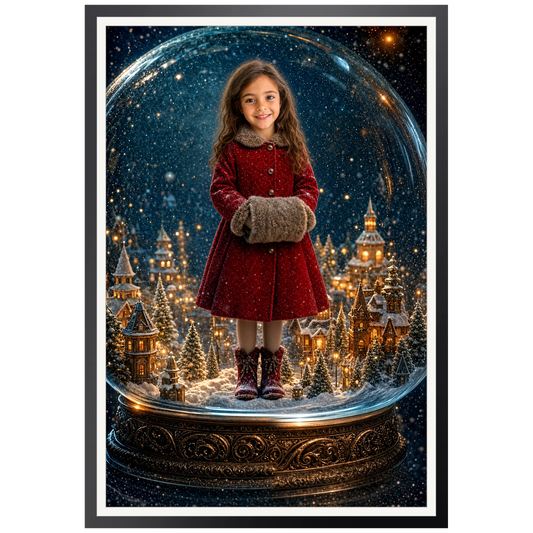 In der Schneekugel – Poster an der Wand
