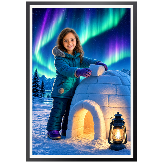 Das Iglu – Poster an der Wand
