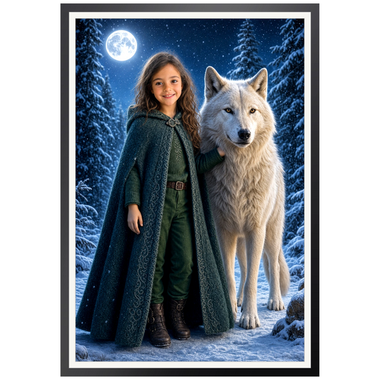 Der weiße Wolf – Poster an der Wand