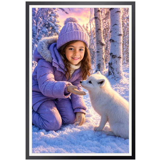 Der Polarfuchs – Poster an der Wand