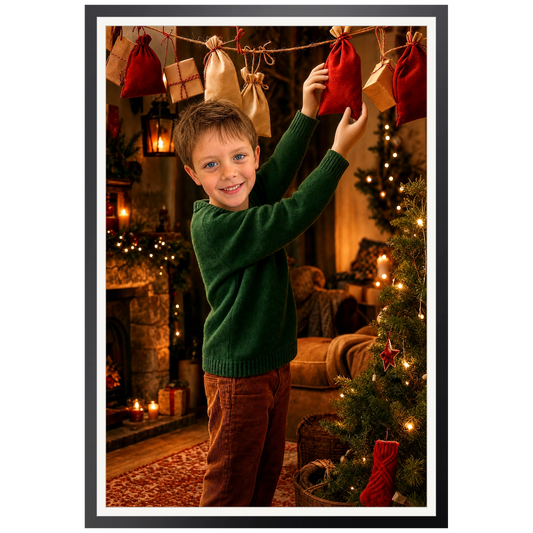 Der Adventskalender – Poster an der Wand