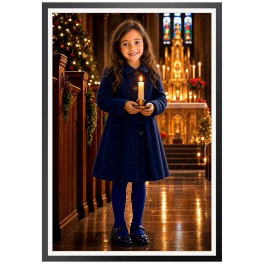 Die Christmette – Poster an der Wand