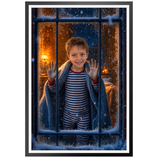 Der erste Schnee – Poster an der Wand