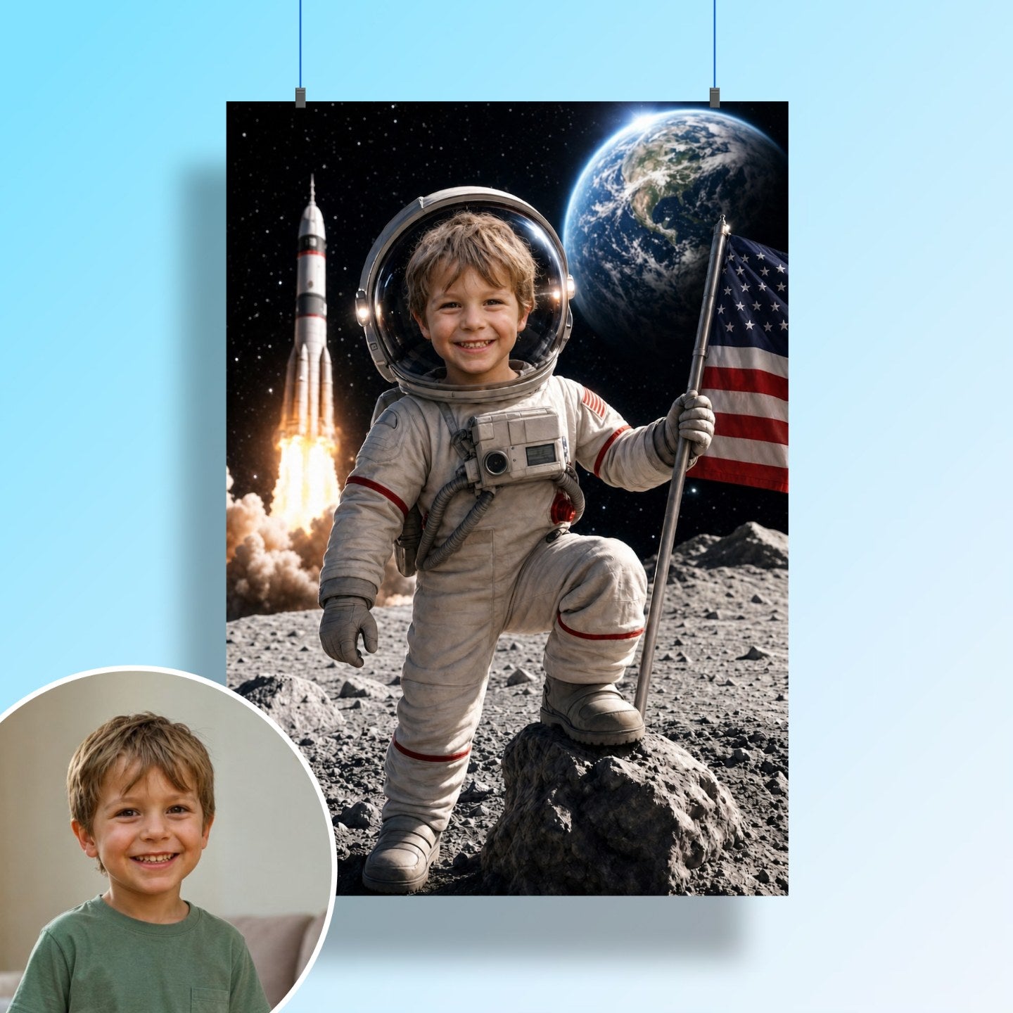 Astronauta sulla Luna