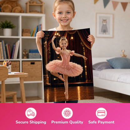 Ballerina on Stage