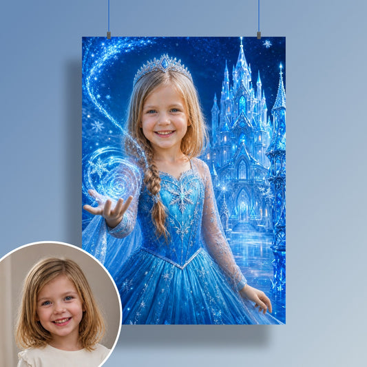 Ice Princess at the Ice Castle