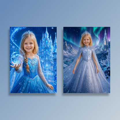 Ice Princess at the Ice Castle