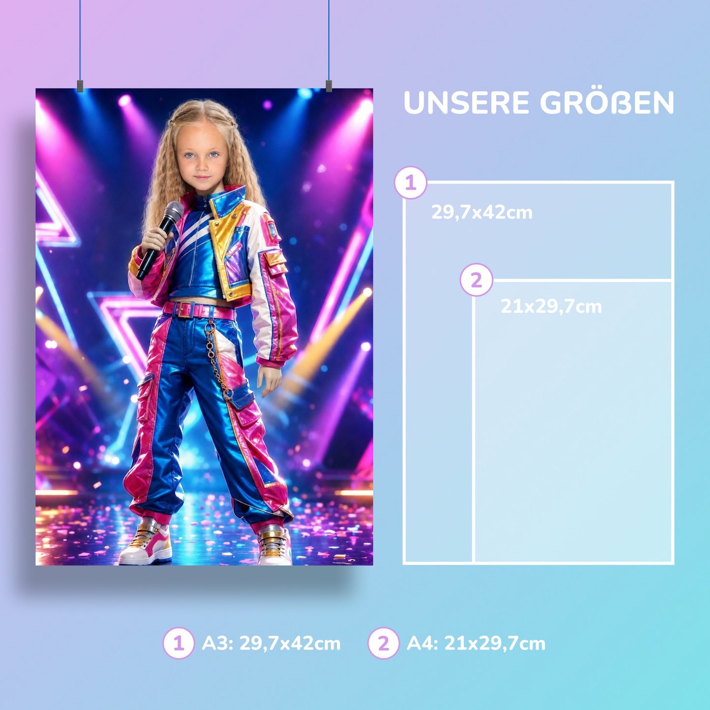 Die kleine K-Pop-Idolin