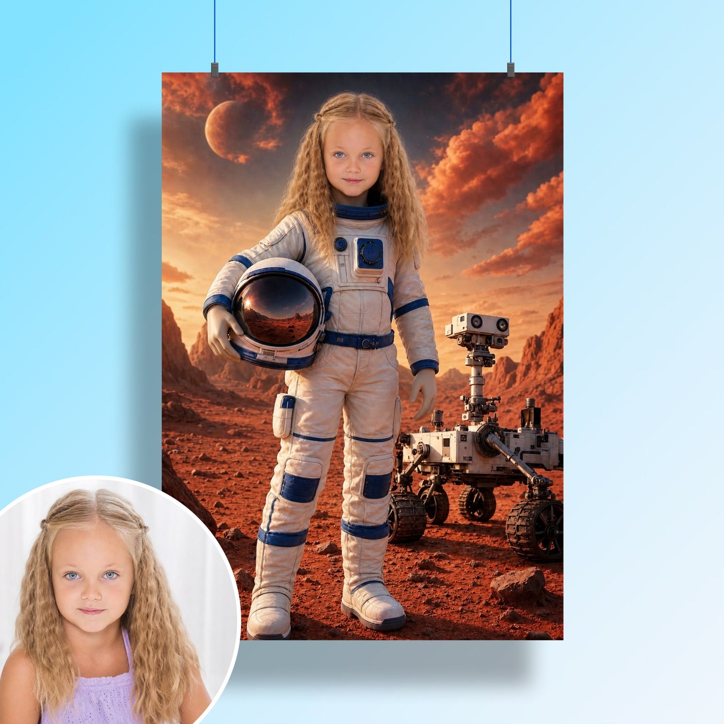 Astronaute sur Mars
