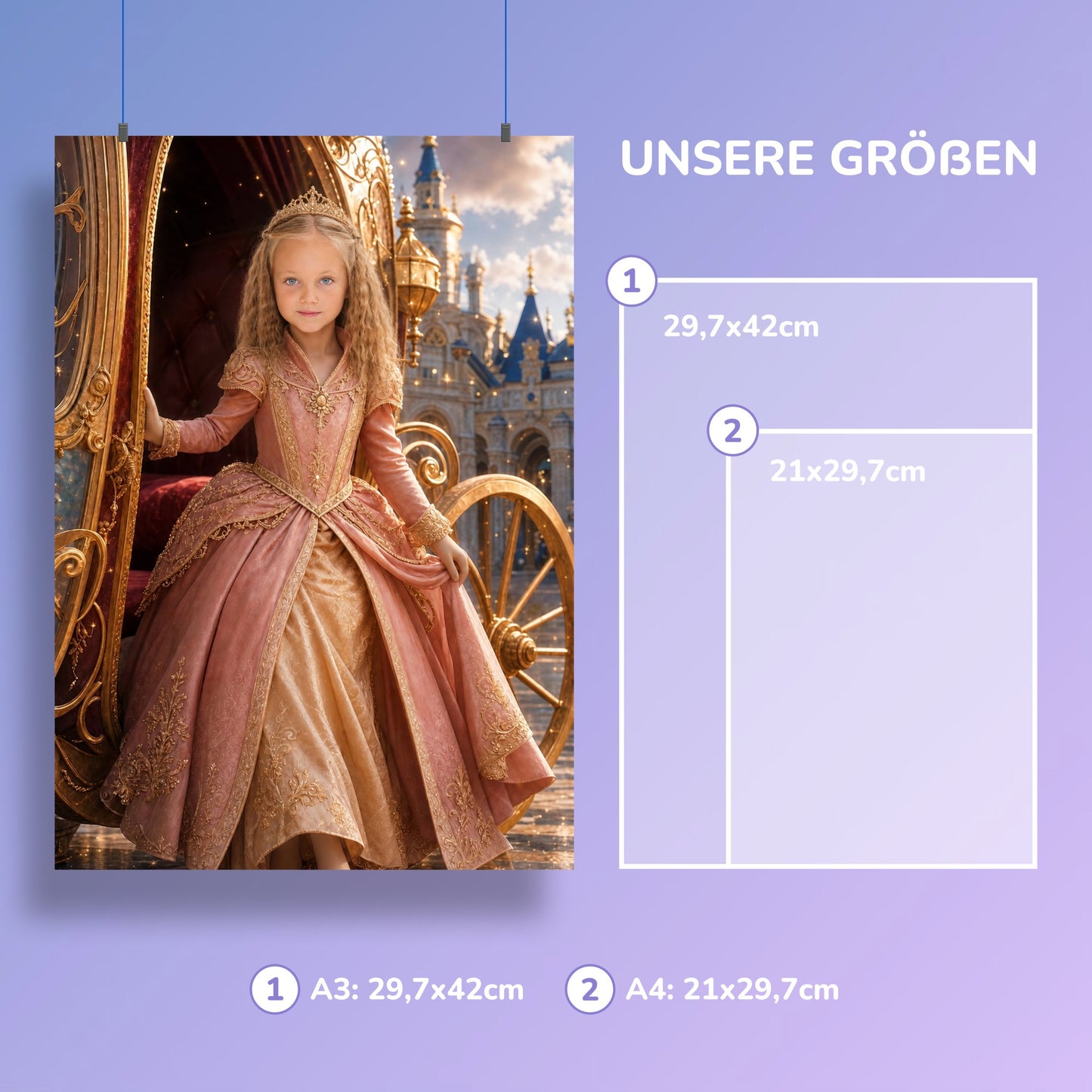 Ankunft in der Kutsche