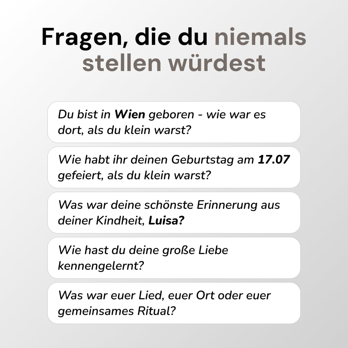 Opa, erzähl mir deine Geschichte