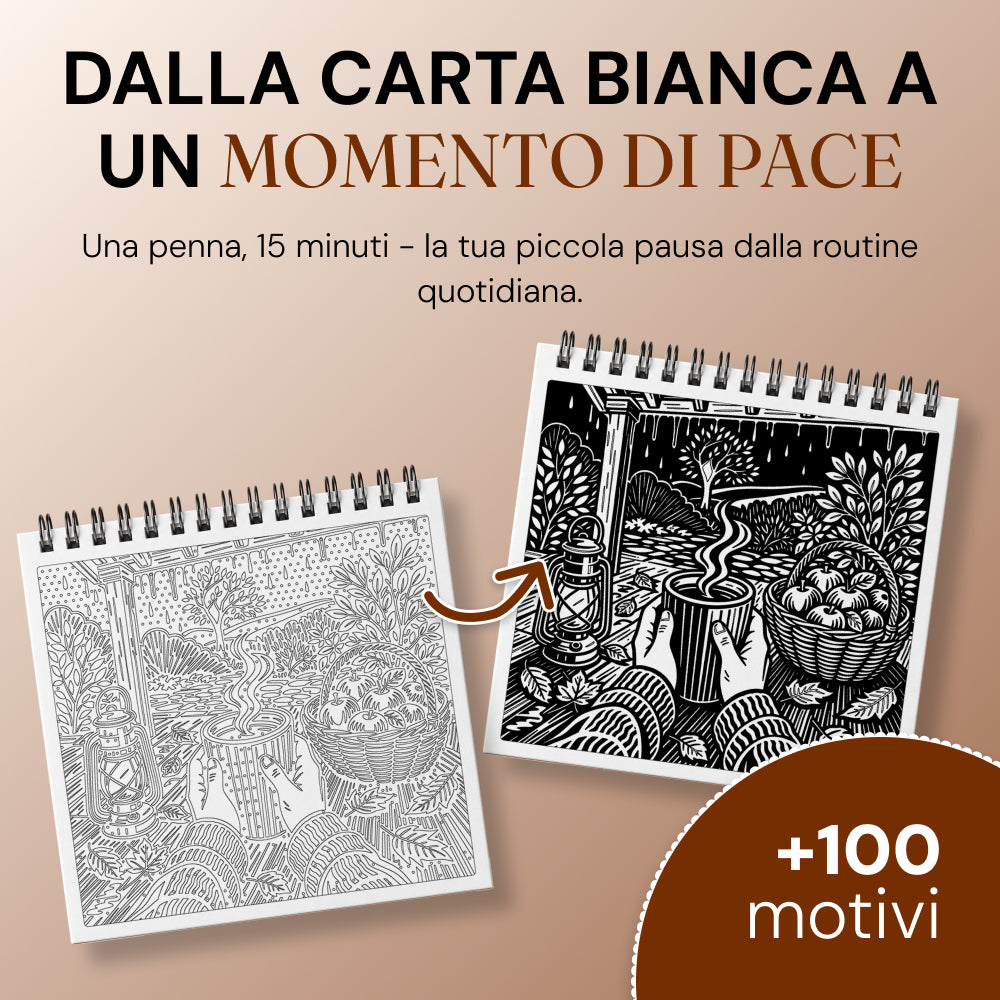 Libro da colorare OneColor - Edizione Autunno