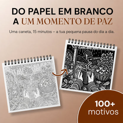 Livro de colorir OneColor - Edição de outono