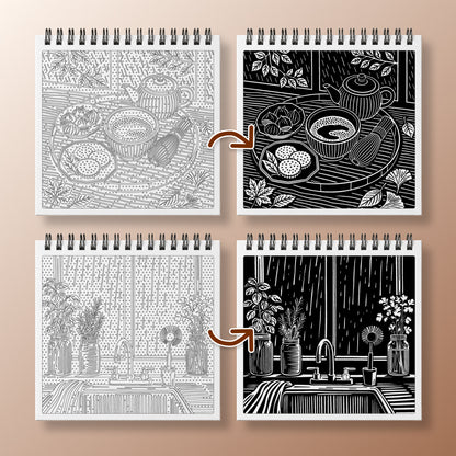 OneColor Coloring Book - Autumn Edition