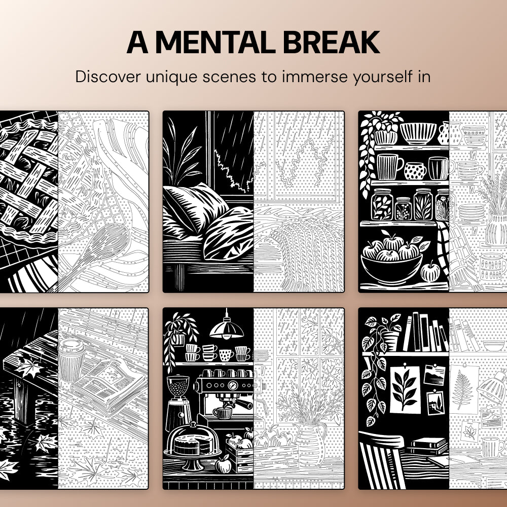 OneColor Coloring Book - Autumn Edition