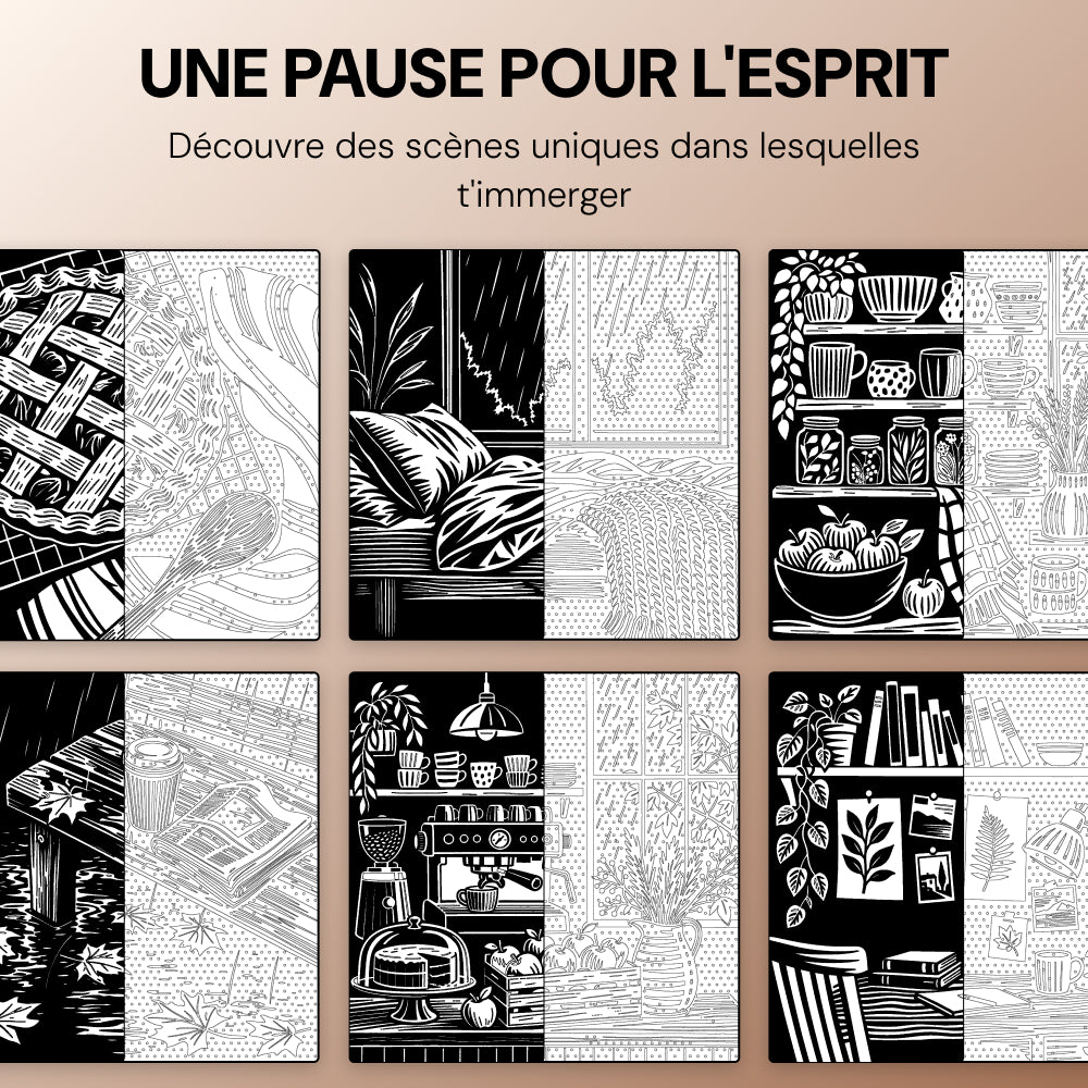 Livre de coloriage OneColor - Édition automne