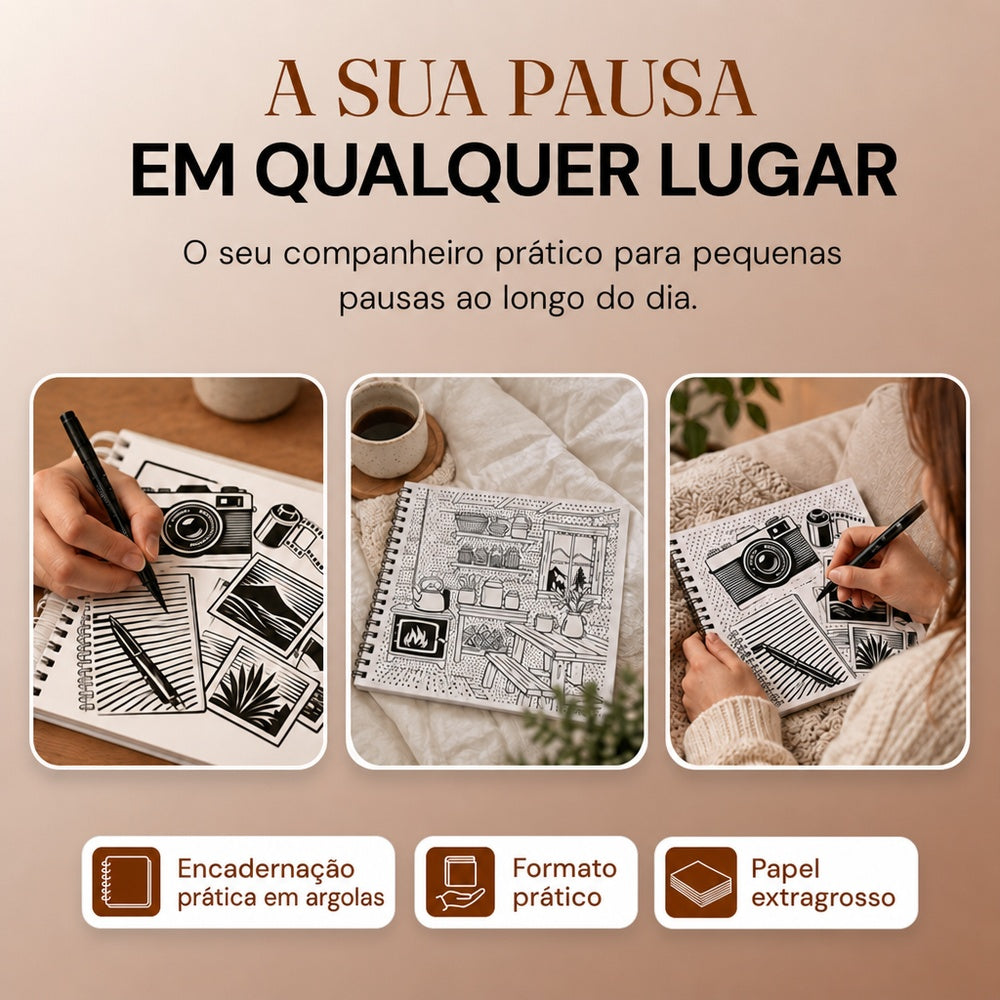 Livro de colorir OneColor - Edição de outono