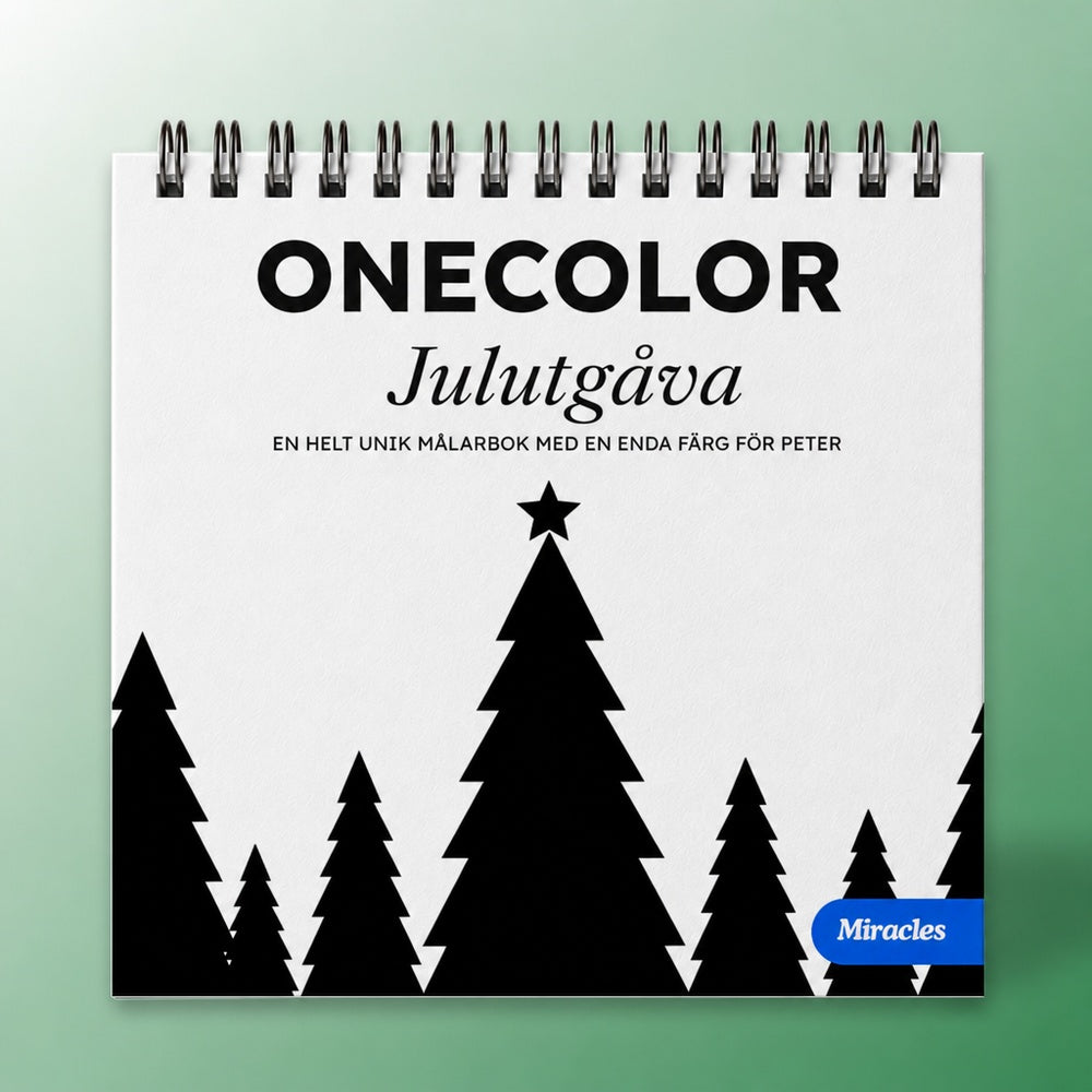 OneColor målarbok - julutgåva