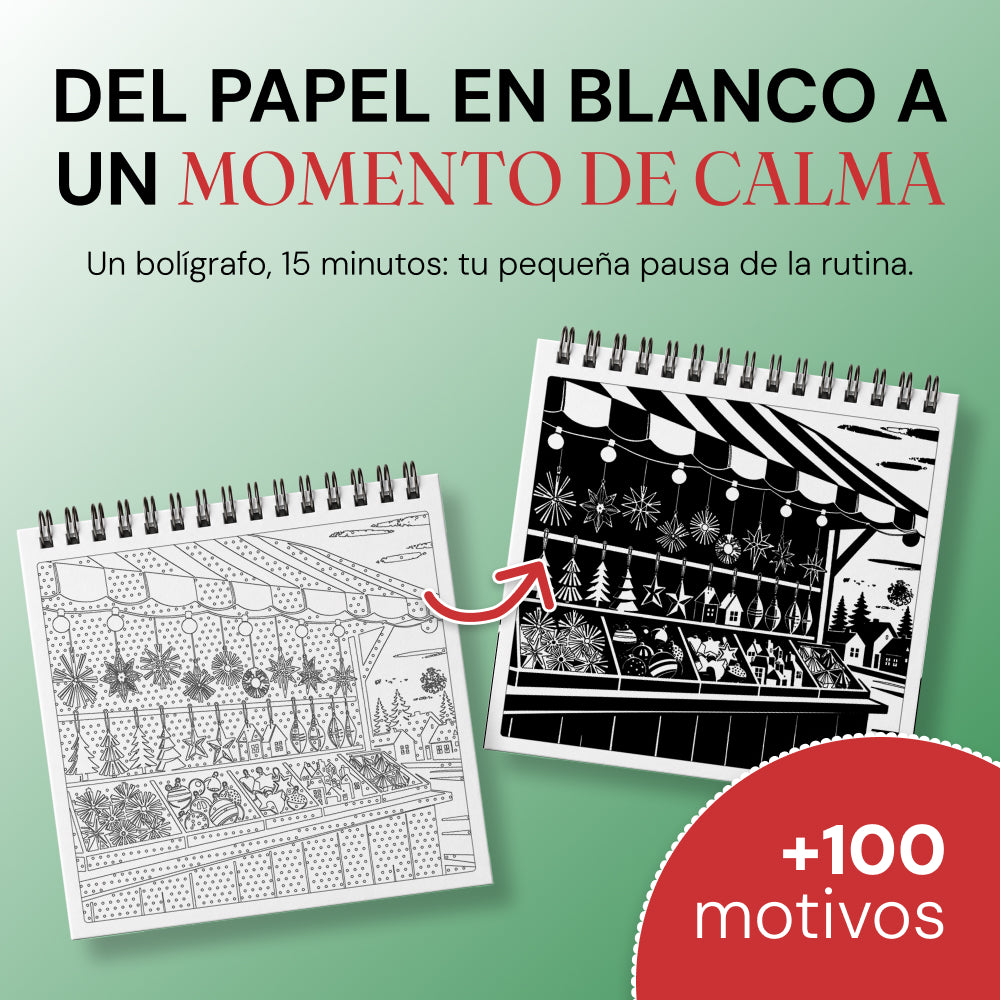 Libro para colorear OneColor - Edición de Navidad