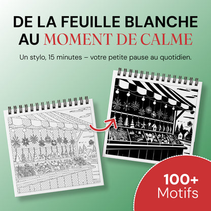 Livre de coloriage OneColor - Édition Noël