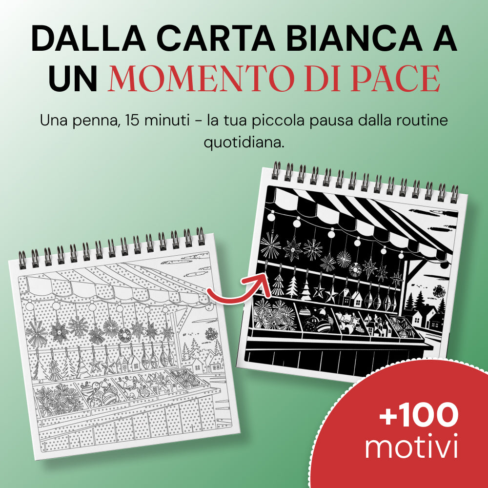 Libro da colorare OneColor - Edizione Natale
