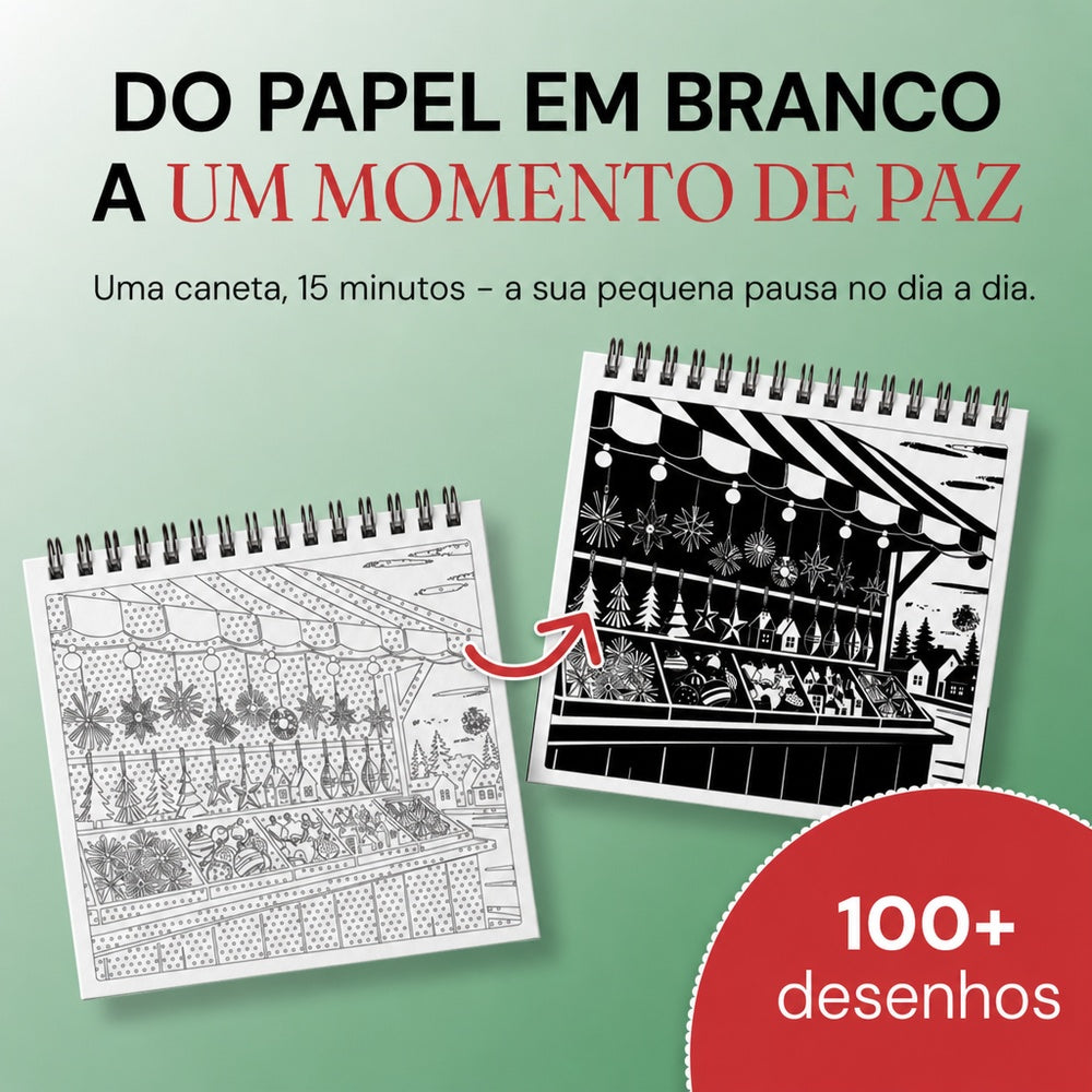 Livro de colorir OneColor - Edição de Natal