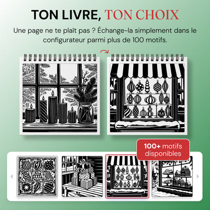 Livre de coloriage OneColor - Édition Noël