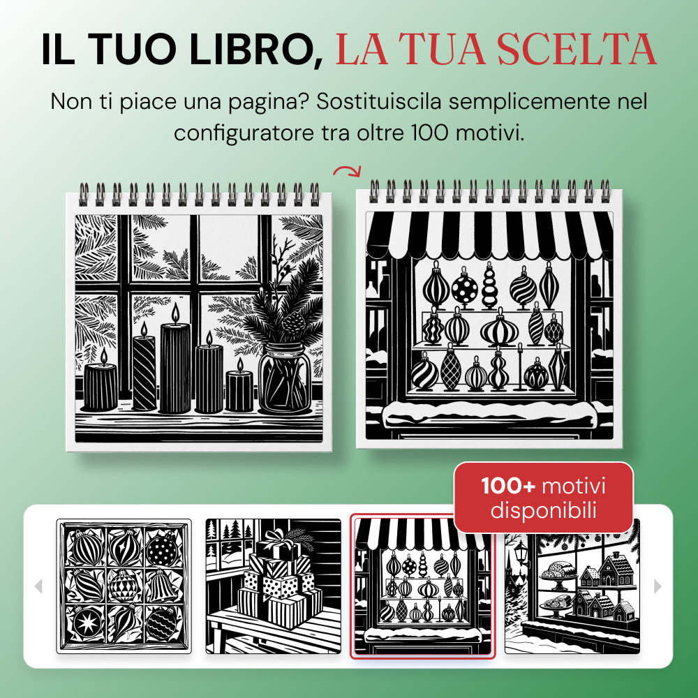 Libro da colorare OneColor - Edizione Natale