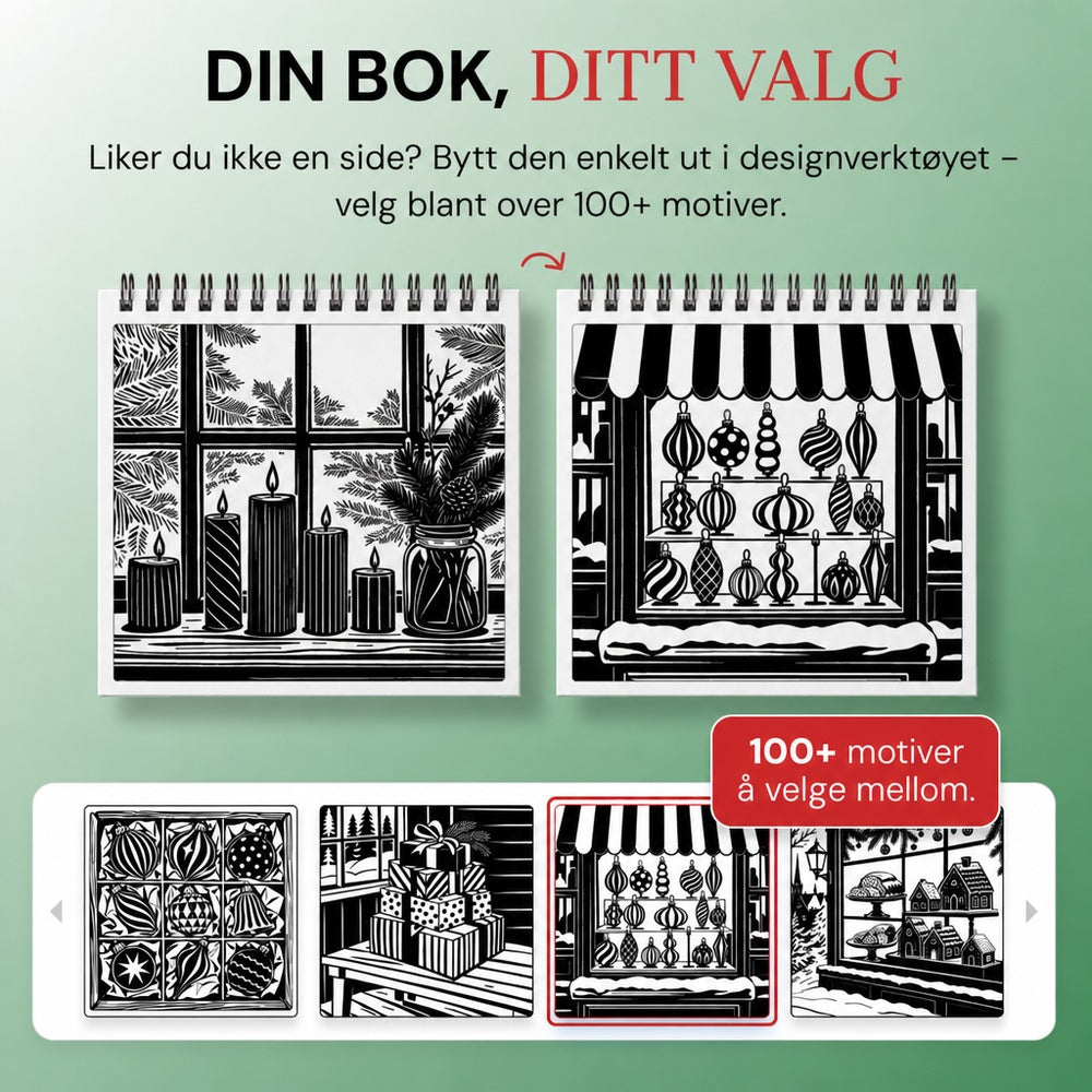OneColor malebok - juleutgave