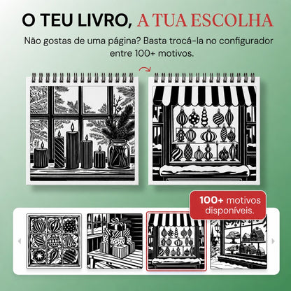 Livro de colorir OneColor - Edição de Natal