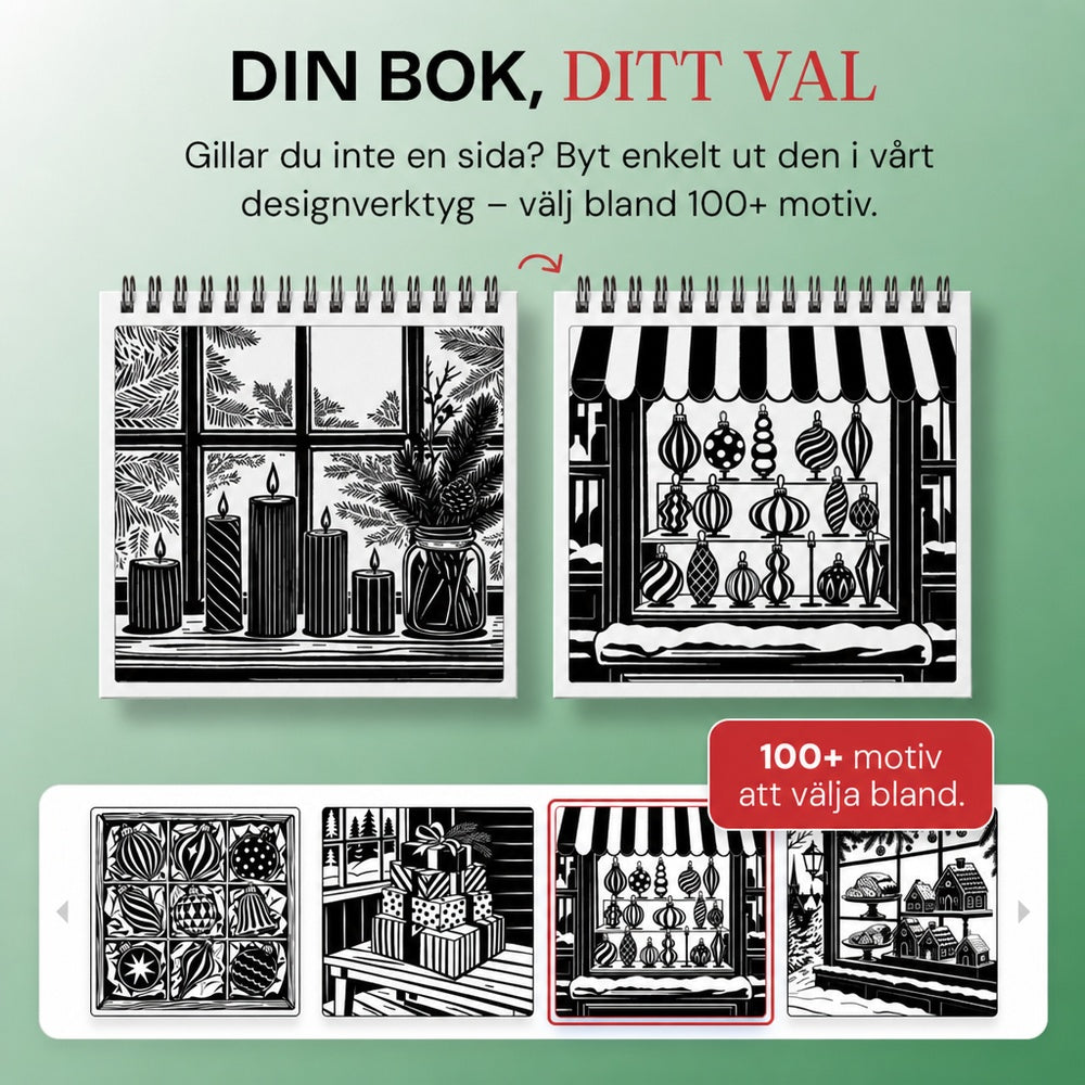 OneColor målarbok - julutgåva