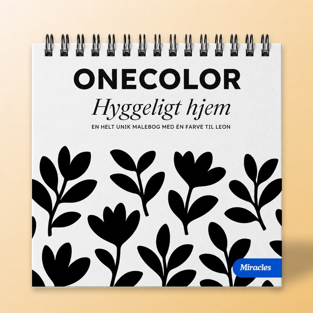 OneColor malebog - Cozy Home-udgave