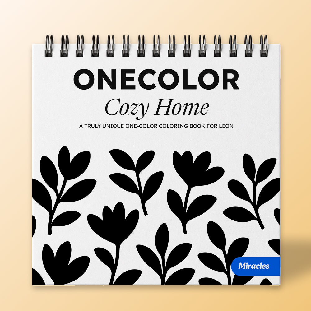 OneColor Coloring Book - Cozy Home Edition