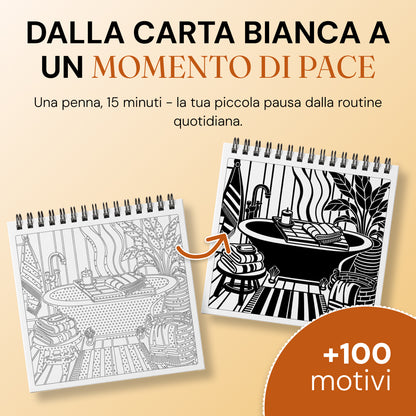 Libro da colorare OneColor - Edizione Casa Accogliente