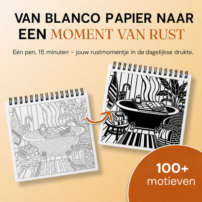 OneColor kleurboek - Cozy Home-editie